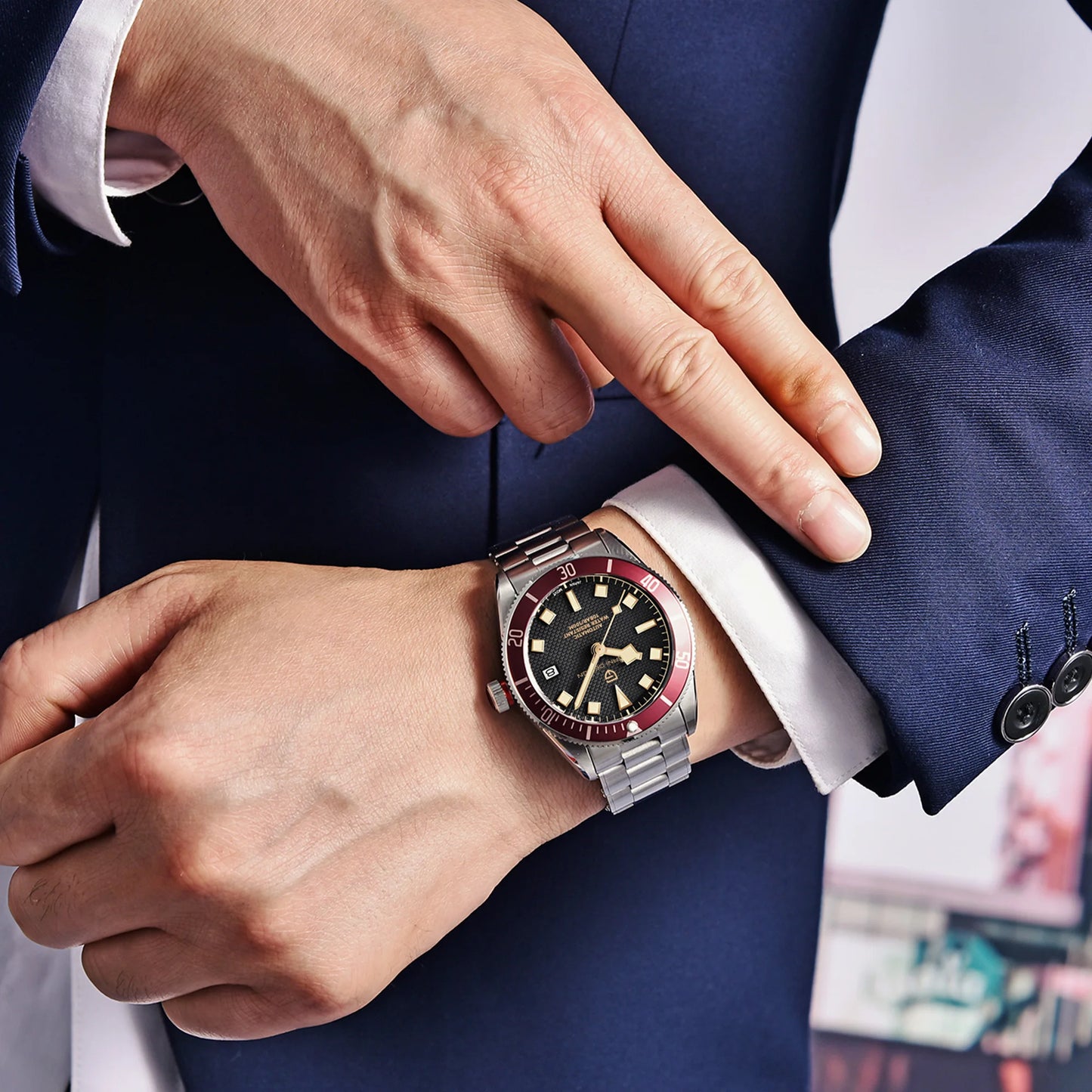 2026Pagani design BB58 watches retro diving men's mechanical watch NH35 automatic watch Luxury AR Sapphire mirror leisure clock