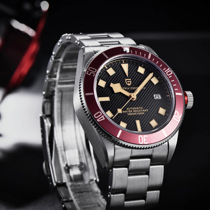 2026Pagani design BB58 watches retro diving men's mechanical watch NH35 automatic watch Luxury AR Sapphire mirror leisure clock