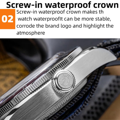 ADDIESDIVE TOP Quartz Watches 20Bar Diving BGW9 Super LuminousSwiss Ronda 515-24H GMT Watch Men's Watch relogios masculino