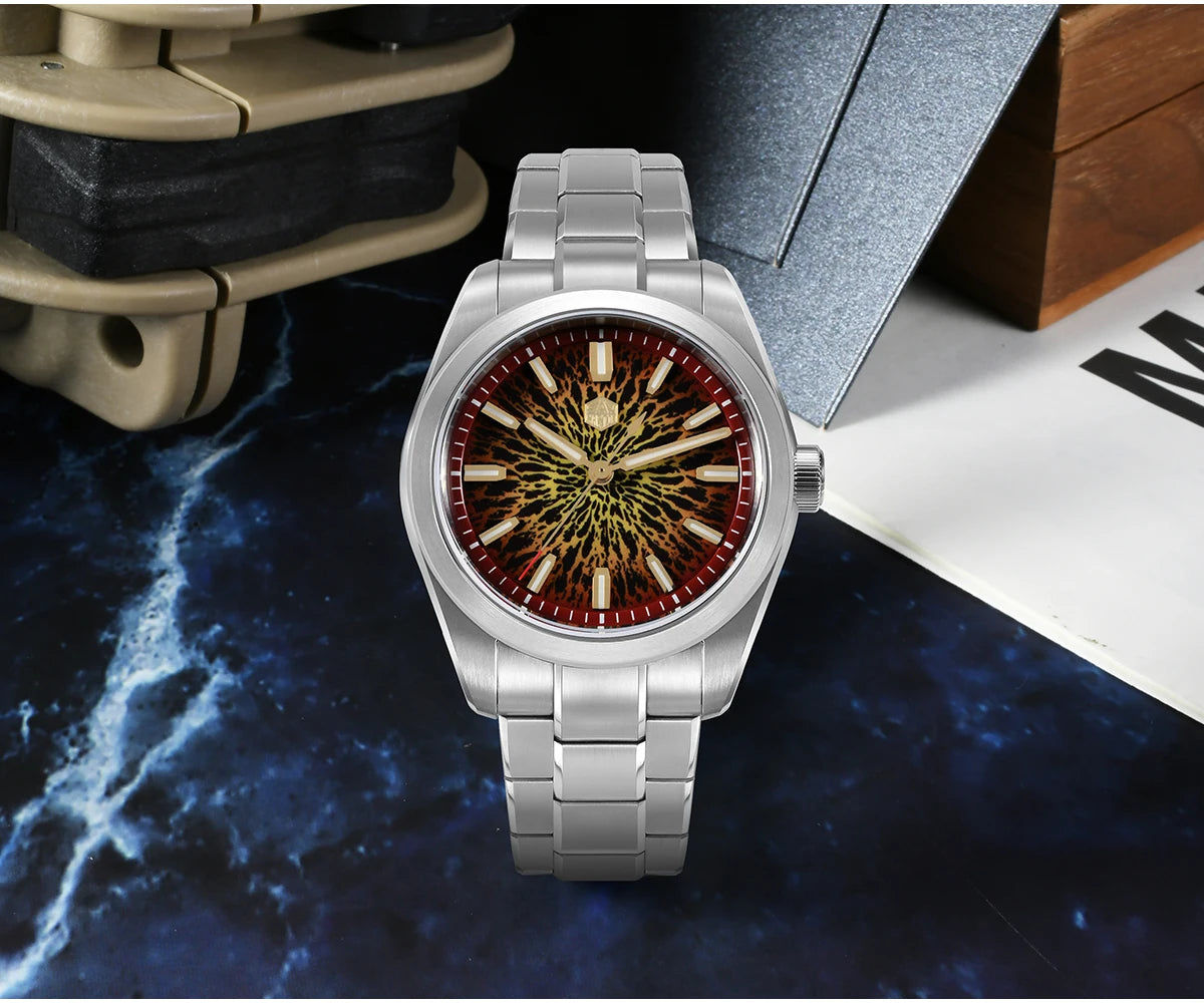 San Martin Men Automatic Watch 39mm JianZhan Gada Mechanical Wristwatch 10ATM Waterproof Luminous Sapphire Miyota 90S5