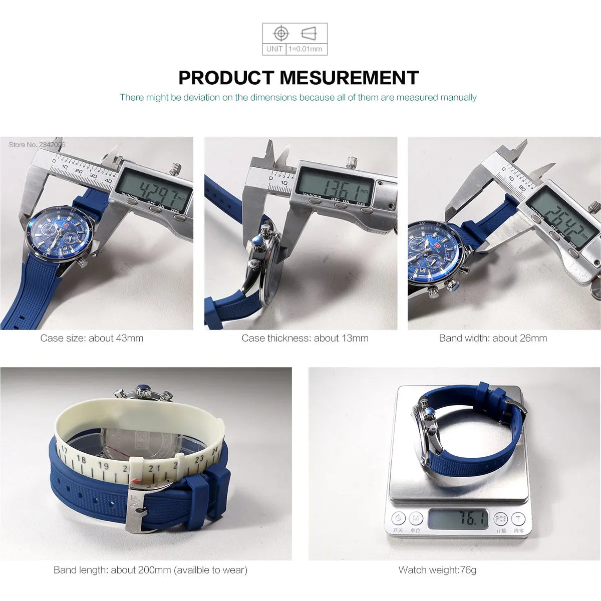 2026 New MINI FOCUS Men's Sports Quartz Watch Casual Analog Wrist Watch with Luminous Hands Silicone Strap Date Water Resistant