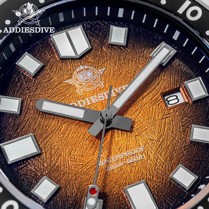 ADDIESDIVE Watch For Man AD2511 Sapphire Glass Window Display BGW9 Luminous 200M waterproof 316L Stainless Steel Quartz Watches