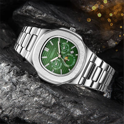 Original CURDDEN Famous Brand Men Watches Silver Fashion Alloy Band Gifts Date Quartz Watch Relogio Masculino Reloj Hombre 2026