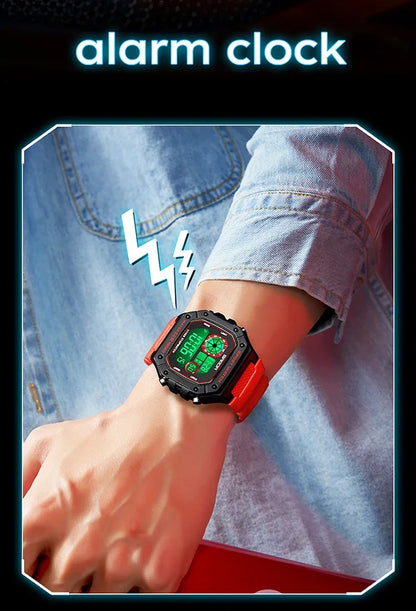 SANDA Fashion Brand Digital G Style Top Men's Watch Luxury Military Sport Waterproof Alarm Stopwatch Clock Relogio Masculino