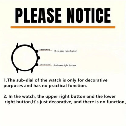 Fashion Elegant Men's Quartz Wrist Watch, Luxury Calendar Watches - Work and Daily Decoration. men watch