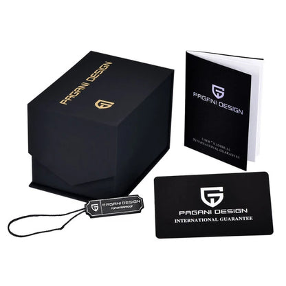 PAGANI DESIGN 2026 New VK63 Rainbow Circle Luxury Quartz Watch For Men Stainless Steel 30M Waterproof Chronograph reloj hombre